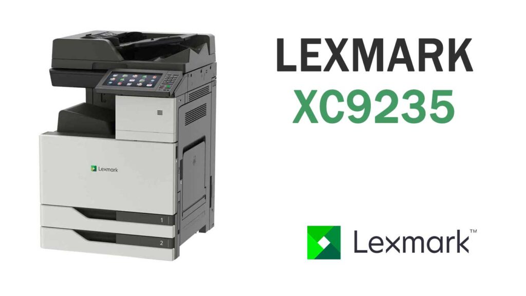 LEXMARK XC9235 copiado de uso exigente IZPrint fotocopiadoras