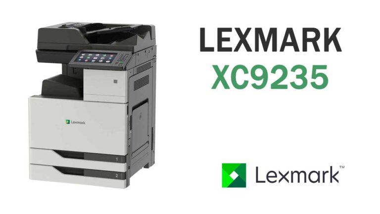 LEXMARK XC9235 copiado de uso exigente